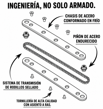 Exdrive™ - Set de Llave de Extensión y Adaptadores